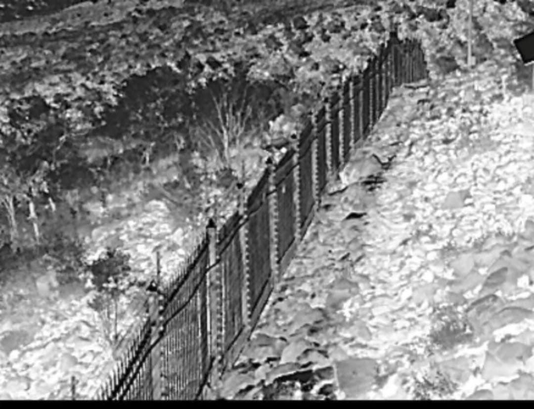 Thermal detection along broken ground where cameras see nothing